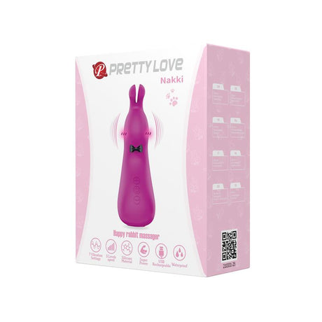 PRETTYLOVE Nakki Massager – силиконов вибратор с USB и 7 режима