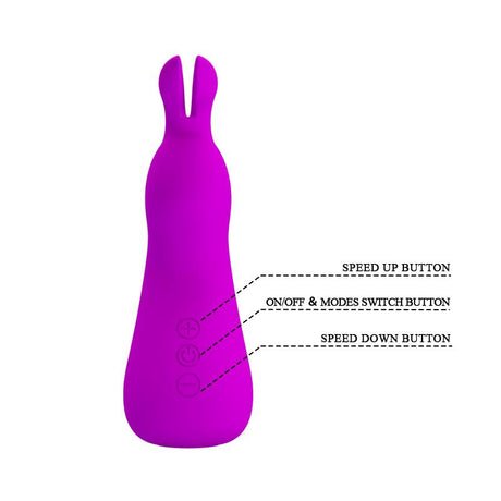 PRETTYLOVE Nakki Massager – силиконов вибратор с USB и 7 режима