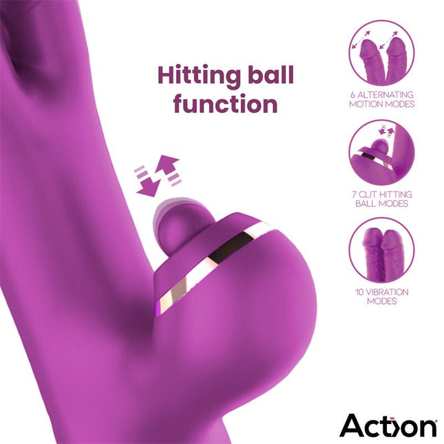 Nico Triple Action – иновативен вибратор с двойно движение и Clit Hitting Ball