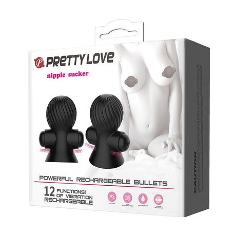 PRETTYLOVE Nipple Sucker with Vibration – вибриращ стимулатор за зърна