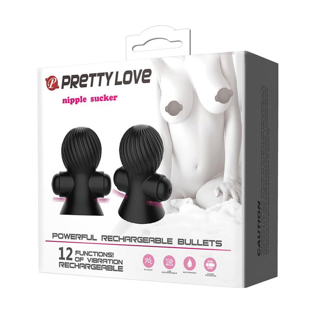 PRETTYLOVE Nipple Sucker with Vibration – вибриращ стимулатор за зърна