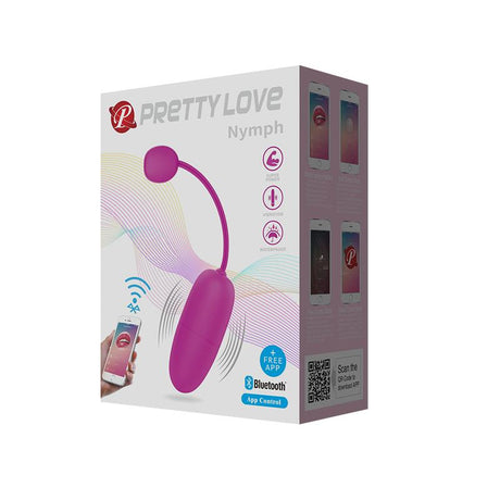 PRETTYLOVE Nymph – вибриращо яйце с контрол през мобилно приложение