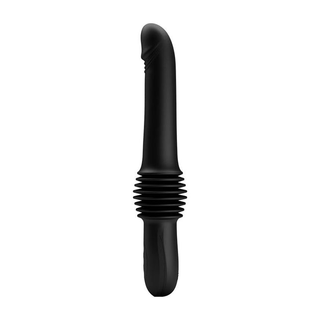 PRETTYLOVE Pazuzu Thrusting Vibe – USB вибратор с разтегателен силикон