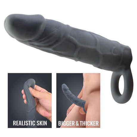 PRETTYLOVE Penis Sleeve – удебелител с регулируема каишка