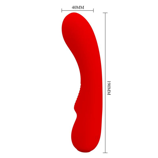 PRETTYLOVE Prescott – водоустойчив вибратор с 12 режима, USB зареждане