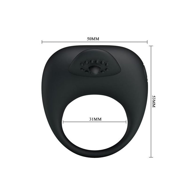 PRETTYLOVE Anillo Vibrador Tonguo – вибриращ пръстен с универсален размер