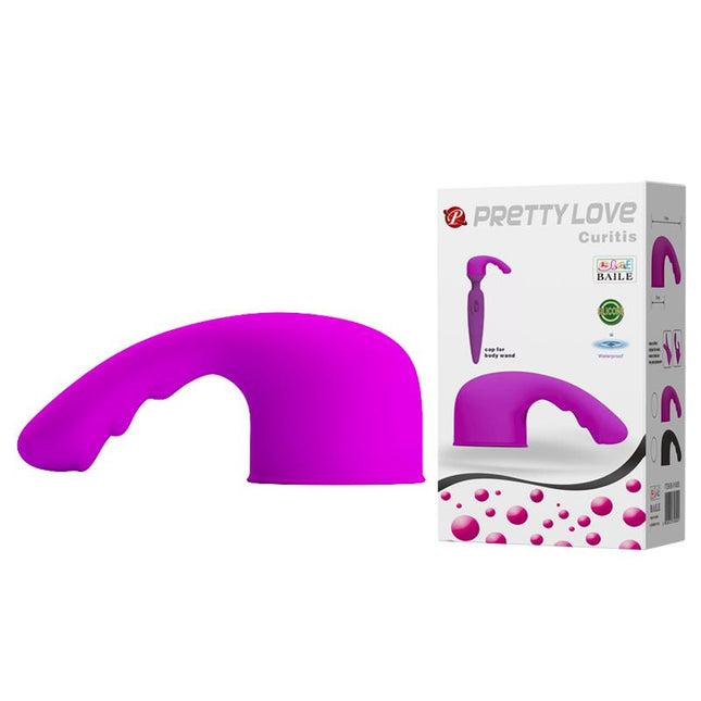 PRETTYLOVE Head Massager Curitis Purple – адаптер за масажор с водоустойчива глава