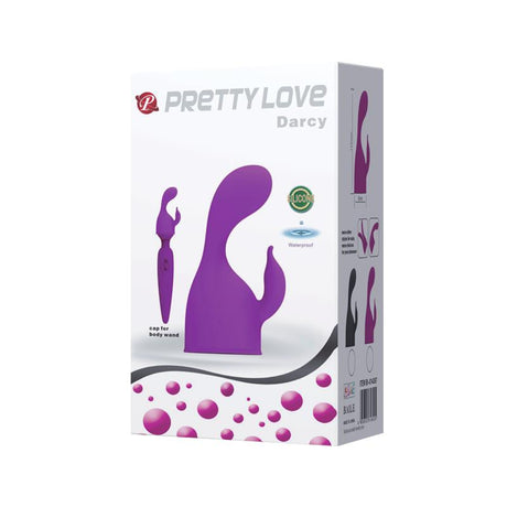 PRETTYLOVE Head Massager Darcy Purple – приставка за масажор с форма за G-точка