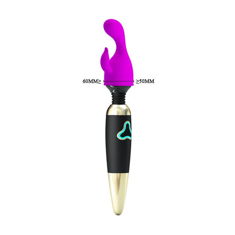PRETTYLOVE Head Massager Darcy Purple – приставка за масажор с форма за G-точка