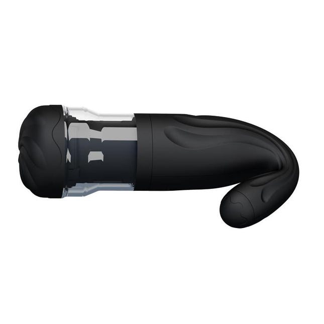 PRETTYLOVE Masturbator Breton Black – автоматичен мастурбатор с 4 ротационни функции