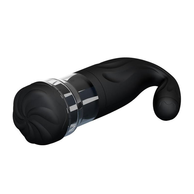 PRETTYLOVE Masturbator Breton Black – автоматичен мастурбатор с 4 ротационни функции