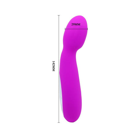 PRETTYLOVE Mini Massager Arvin Purple – компактен вибратор с 30 режима