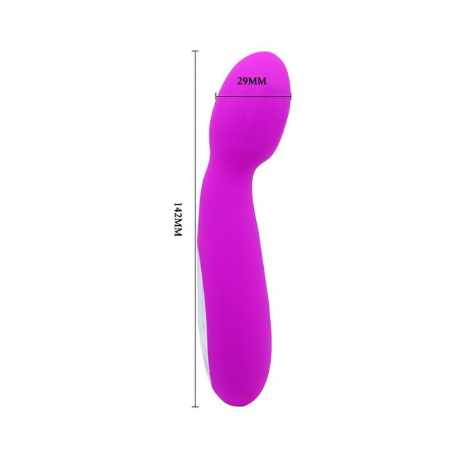 PRETTYLOVE Mini Massager Arvin Purple – компактен вибратор с 30 режима