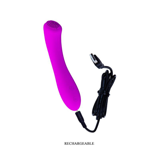 PRETTYLOVE Mini Massager Len Purple – мини вибратор с 30 режима