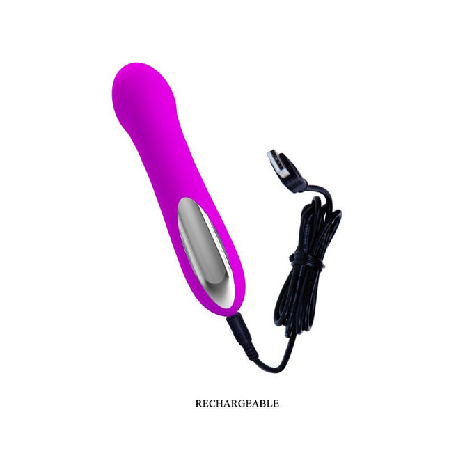 PRETTYLOVE Mini Massager Reuben Purple – компактен вибратор с 30 режима