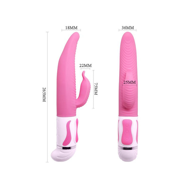 PRETTYLOVE Vibe Antoine Pink – вибратор с 12 вибрационни и 4 ротационни режима