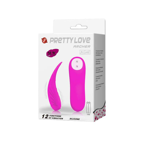 PRETTYLOVE Vibe Archer Pink – мощен вибратор с дистанционно управление