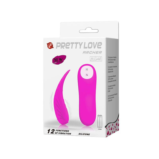 PRETTYLOVE Vibe Archer Pink – мощен вибратор с дистанционно управление