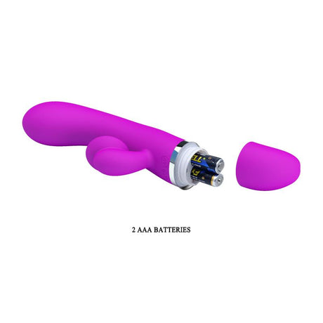 PRETTYLOVE Vibe Bert Purple – вибратор с 30 режима и извит дизайн