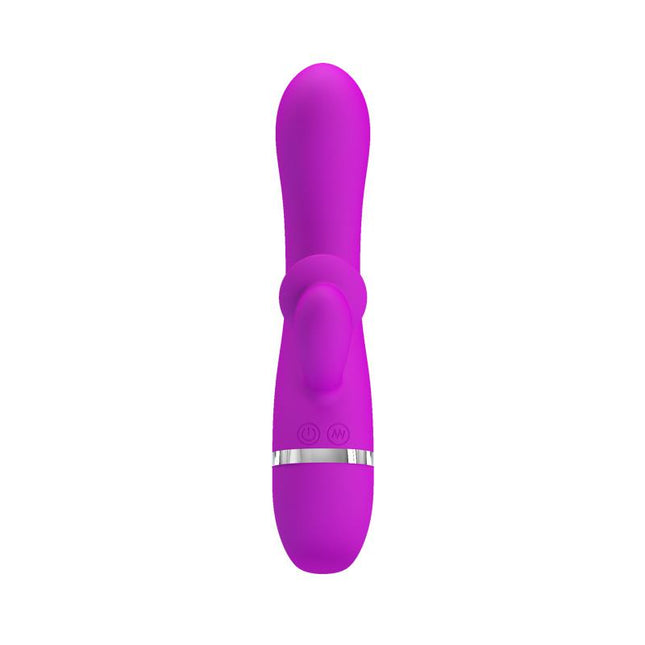PRETTYLOVE Vibe Bert Purple – вибратор с 30 режима и извит дизайн