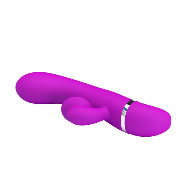 PRETTYLOVE Vibe Bert Purple – вибратор с 30 режима и извит дизайн