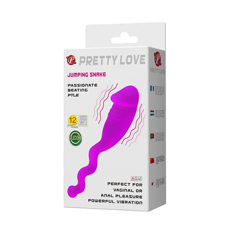 PRETTYLOVE Vibe Jumping Snake Purple – мощен и гъвкав вибратор