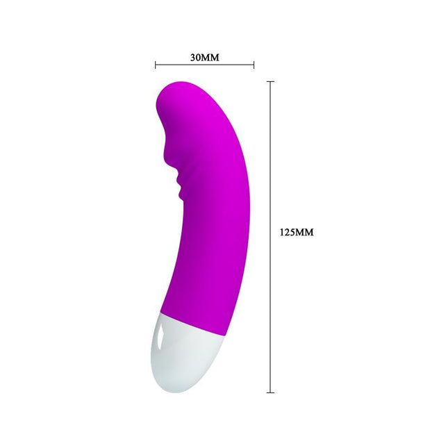 PRETTYLOVE Vibe Luther Pink – USB презареждаем вибратор с 30 режима
