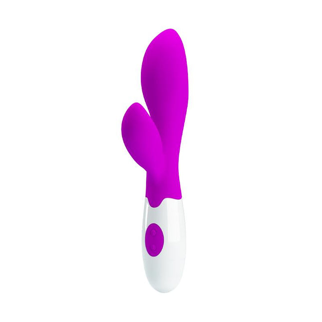 PRETTYLOVE Vibe Newman Purple – вибратор с двойна стимулация и 30 функции