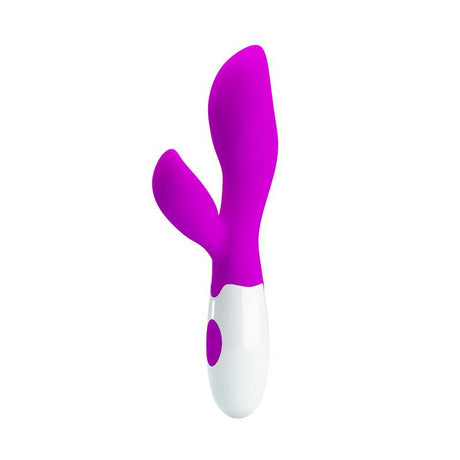 PRETTYLOVE Vibe Newman Purple – вибратор с двойна стимулация и 30 функции