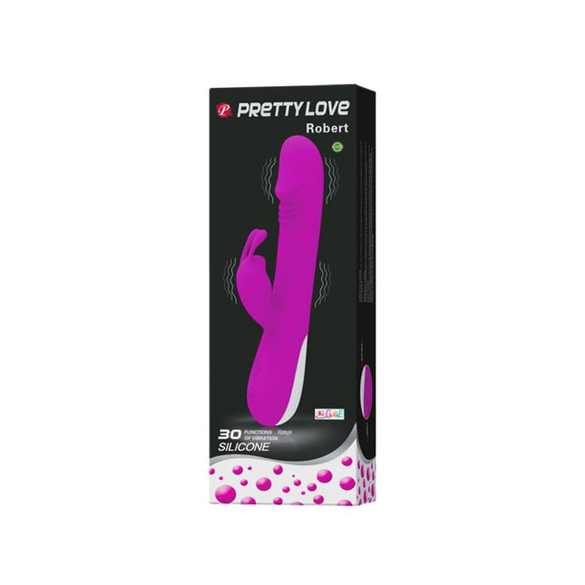 PRETTYLOVE Vibe Robert Purple – Вибратор за G-точка с 30 режима
