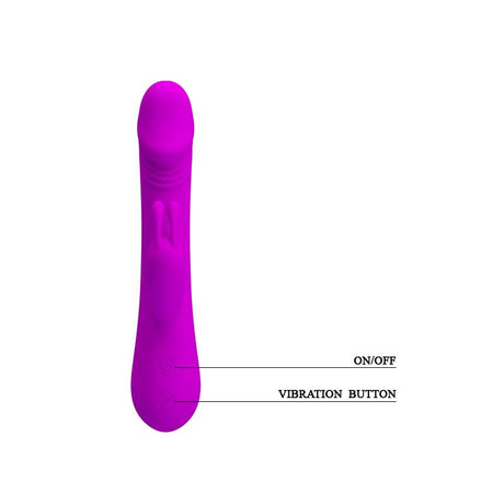 PRETTYLOVE Vibe Robert Purple – Вибратор за G-точка с 30 режима