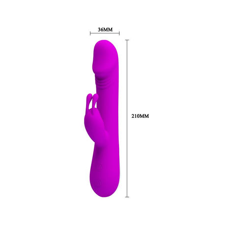 PRETTYLOVE Vibe Robert Purple – Вибратор за G-точка с 30 режима
