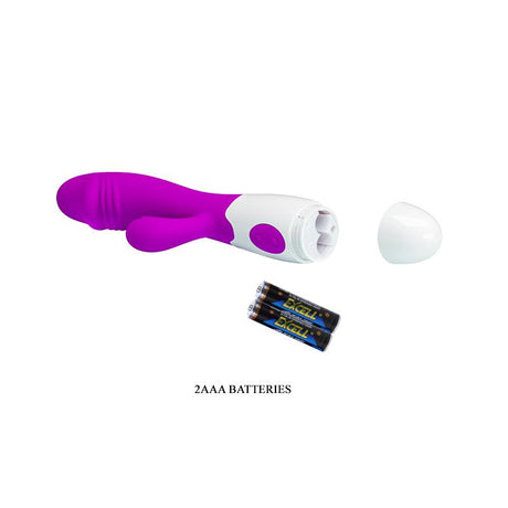 PRETTYLOVE Vibe Snappy Purple – вибратор с 30 режима и мек допир