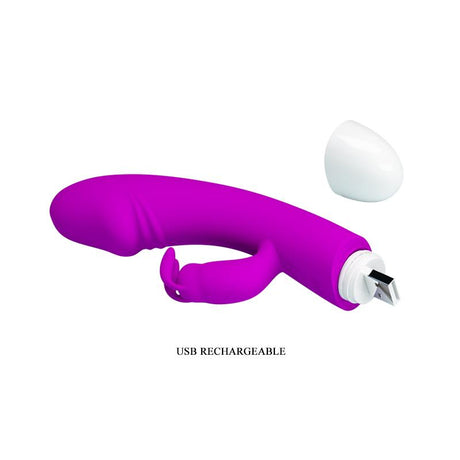 PRETTYLOVE Vibe Will Purple – вибратор с 30 режима и USB зареждане