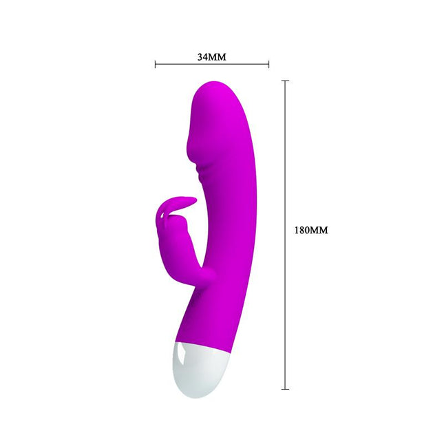 PRETTYLOVE Vibe Will Purple – вибратор с 30 режима и USB зареждане