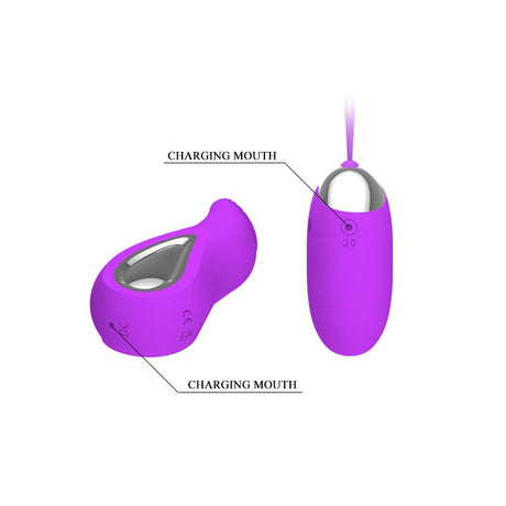 PRETTYLOVE Eden CL40 – дистанционно управляван вибратор с гъвкав дизайн