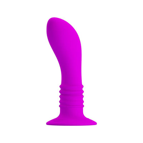 PRETTYLOVE Vibrating Butt Plug Purple – водоустойчив анален стимулатор с 10 скорости