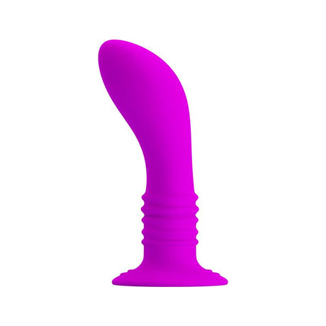 PRETTYLOVE Vibrating Butt Plug Purple – водоустойчив анален стимулатор с 10 скорости