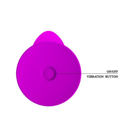 PRETTYLOVE Vibrating Butt Plug Purple – водоустойчив анален стимулатор с 10 скорости