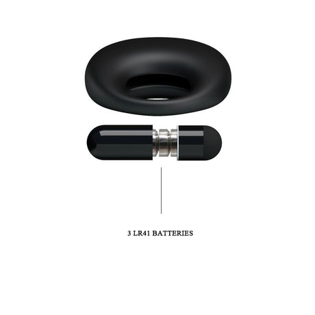 PRETTYLOVE Vibrating Cock Ring Trap – вибриращ пенис пръстен с регулируем размер