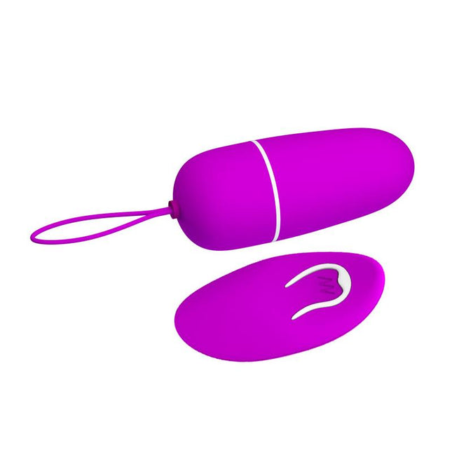 PRETTYLOVE Bradley Purple – вибриращо яйце с дистанционно управление