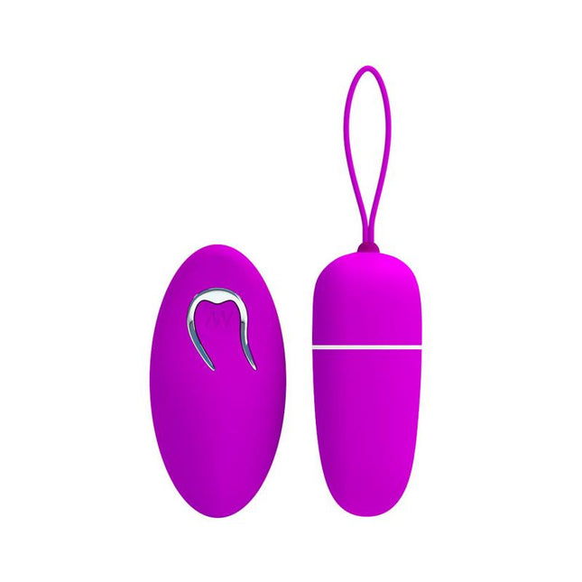 PRETTYLOVE Bradley Purple – вибриращо яйце с дистанционно управление