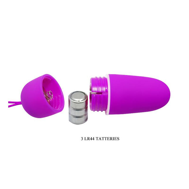 PRETTYLOVE Bradley Purple – вибриращо яйце с дистанционно управление