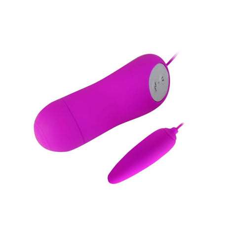 PRETTYLOVE Harriet Purple – вибриращо яйце с 12 функции