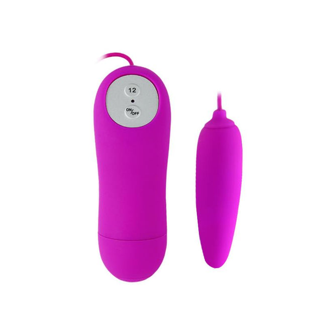 PRETTYLOVE Harriet Purple – вибриращо яйце с 12 функции