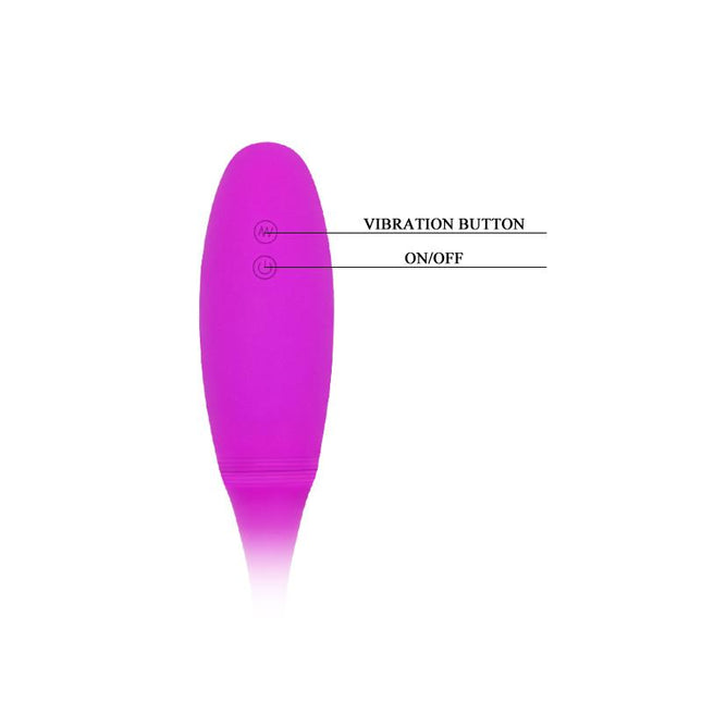 PRETTYLOVE Vibrating Eggs Snaky Pink – двойна вибрация и гъвкав дизайн