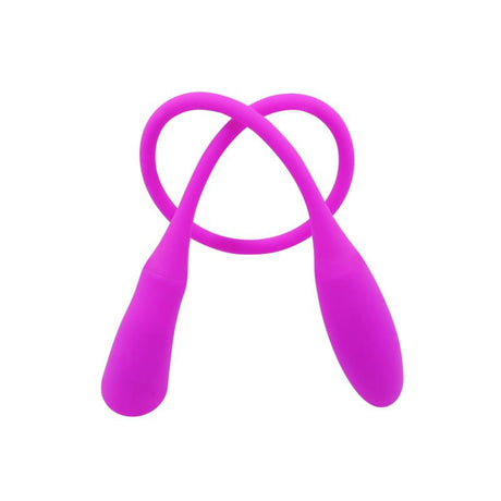 PRETTYLOVE Vibrating Eggs Snaky Pink – двойна вибрация и гъвкав дизайн