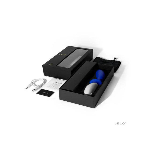 LELO LOKI Federal Blue – водоустойчив анален вибратор с ергономичен дизайн