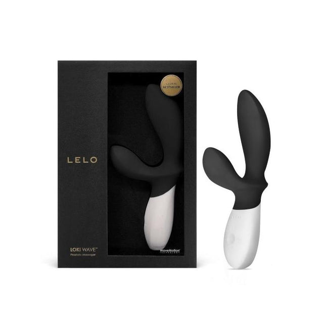 LELO LOKI Wave Obsidian Black – водоустойчив анален стимулатор с движение