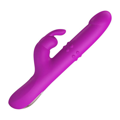 PRETTYLOVE Reese Vibe – мултифункционален вибратор с въртящи се топчета и USB зареждане